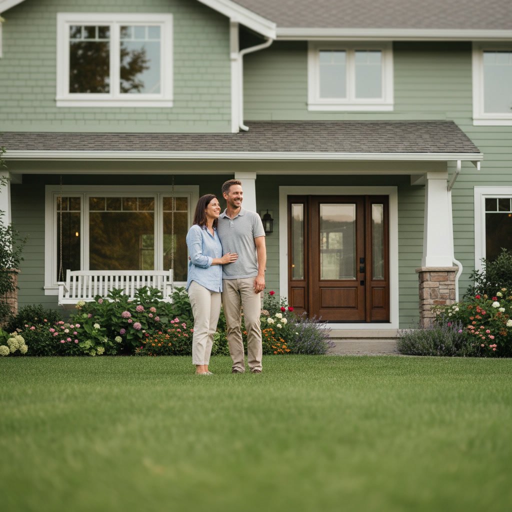 Gentle pressure washing of home siding in Tacoma using soft-wash exterior cleaning method